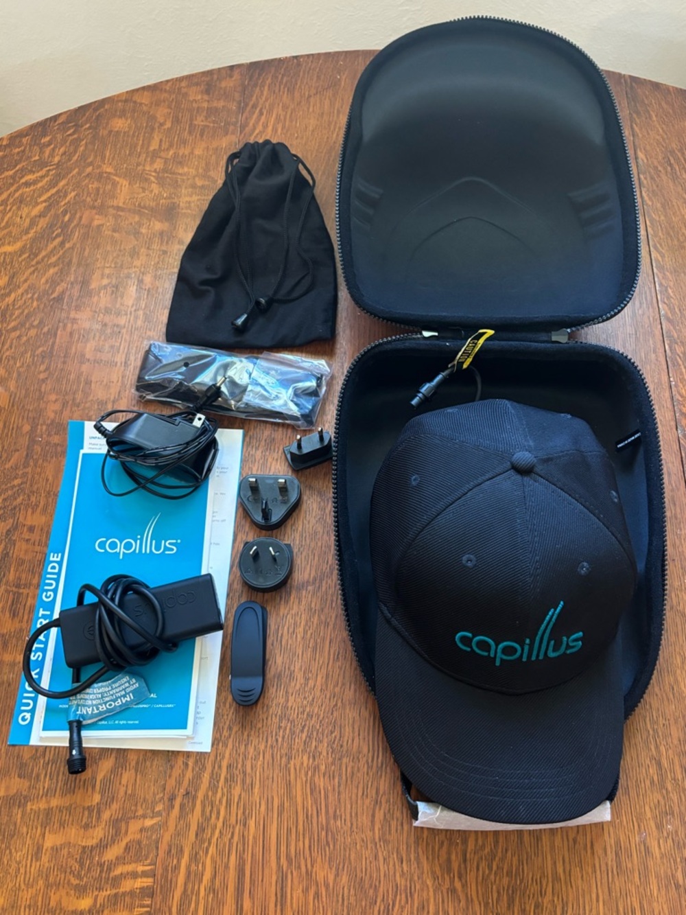 CAPILLUS 272 PRO RED LASER THERAPY CAP FOR HAIR GROWTH WITH BOX AND ACCESSORIES